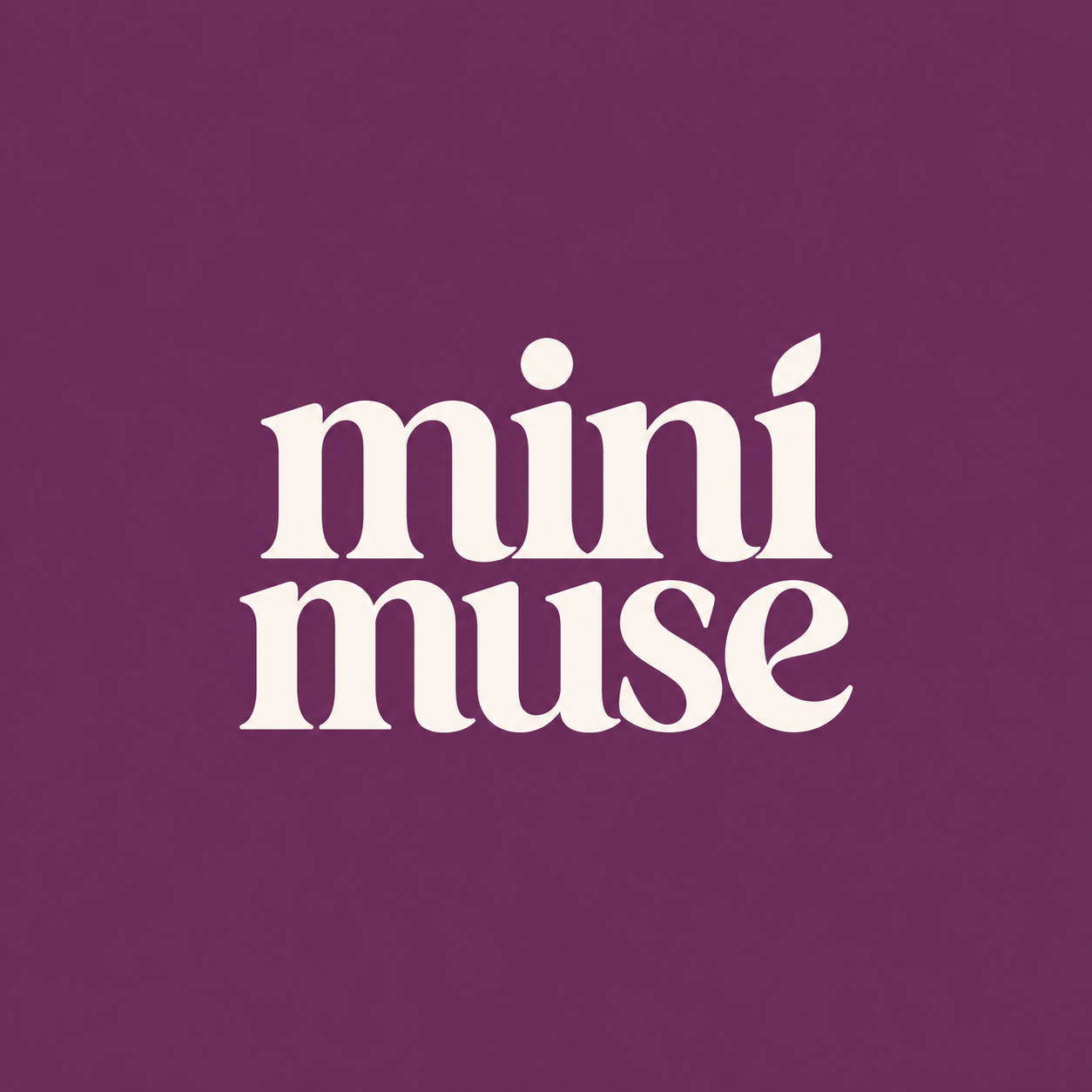 mini muse stacked petal logo